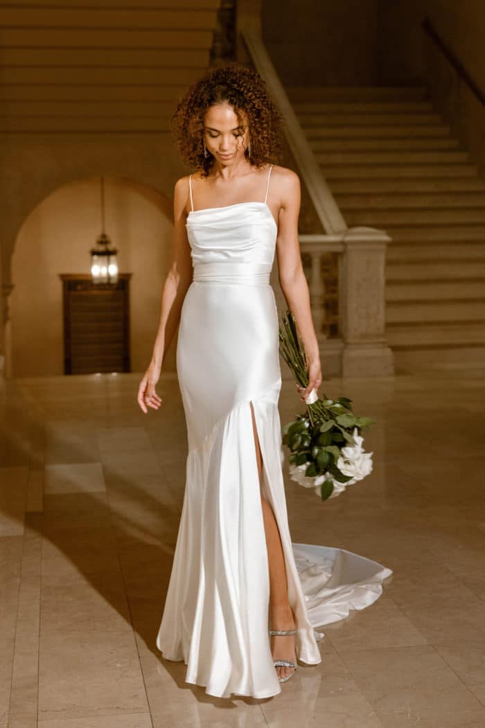 Liquid Silk Wedding Dress Valentina Liquid Silk Wedding Dress Valentina