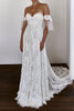 Poppy Gown in Ivory lace and lining