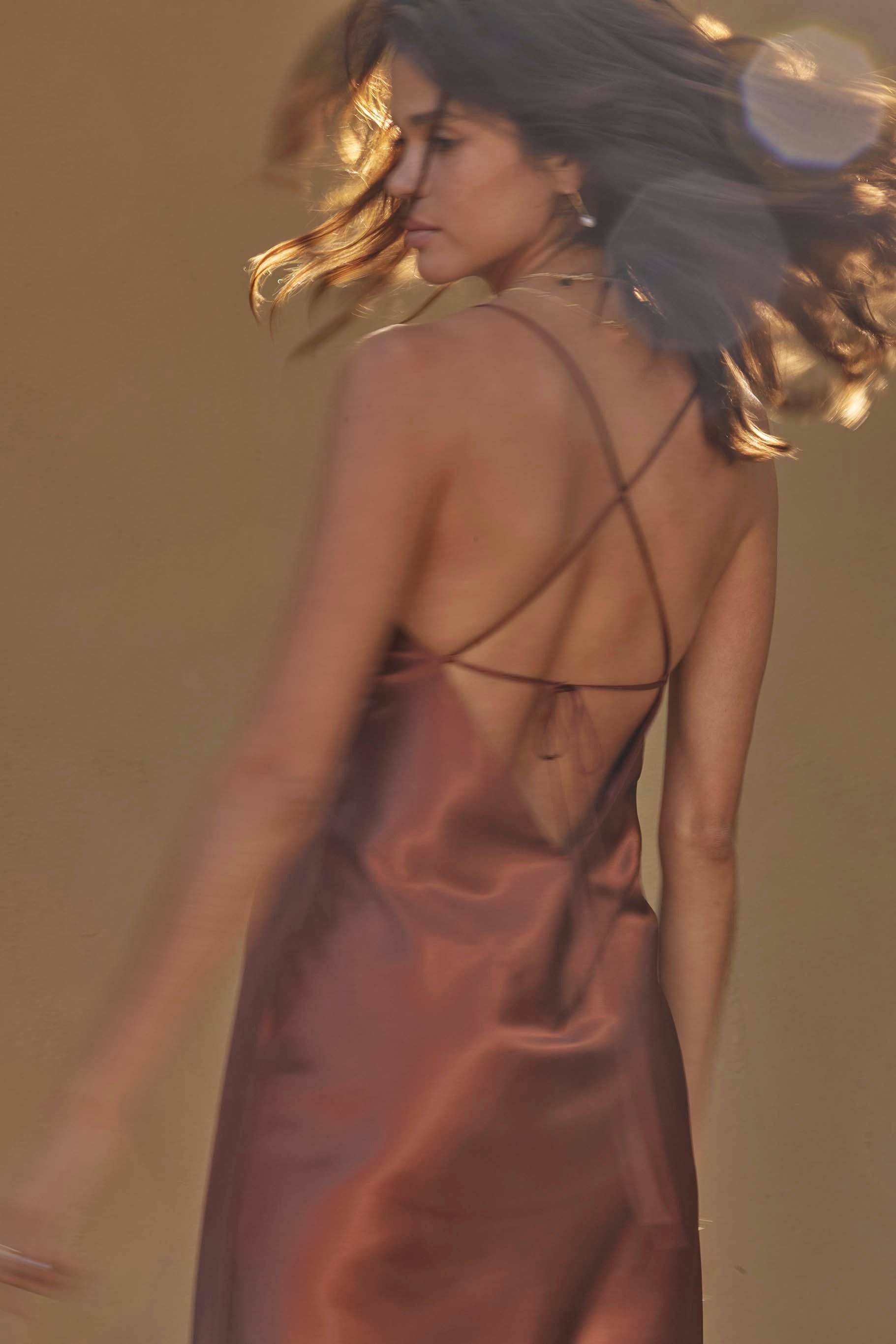 Silky Satin Midi Copper | Bridesmaid Grace Loves Lace US Silky Satin Midi Copper | Bridesmaid Grace Loves Lace US