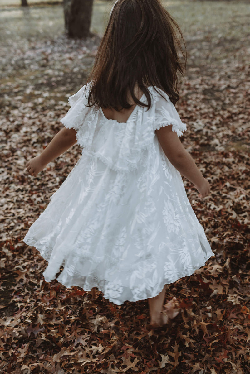 Mini Loyola Frill | Flower Girl Dress – Grace Loves Lace US