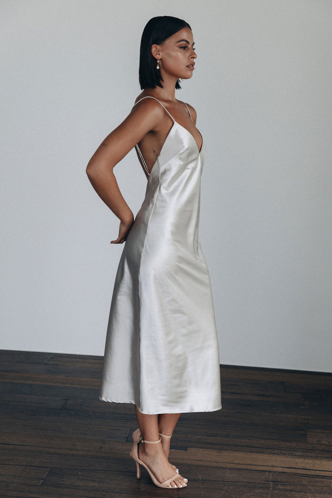 Dakota Eco Moonshine Bridesmaid Dress